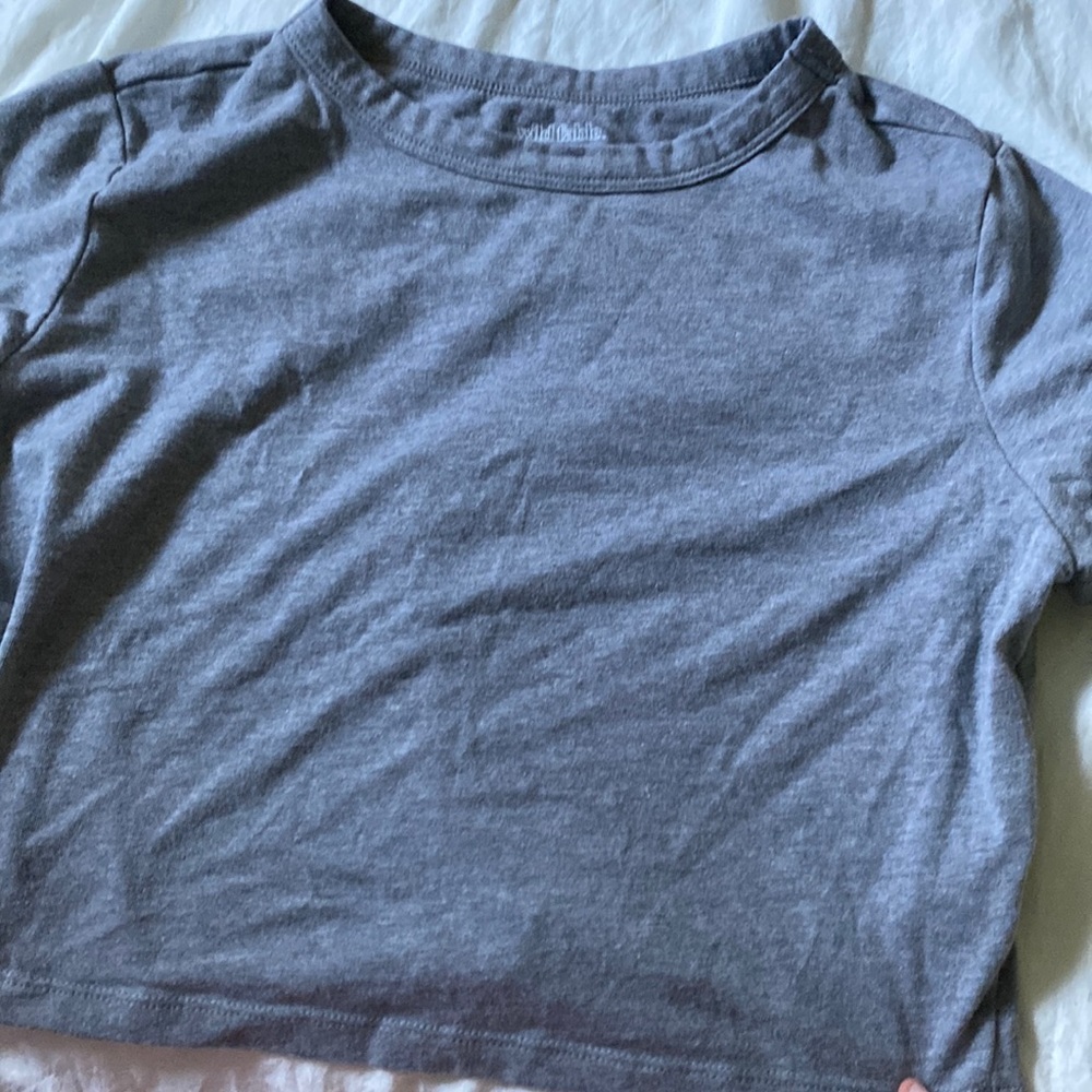 Gray shirt